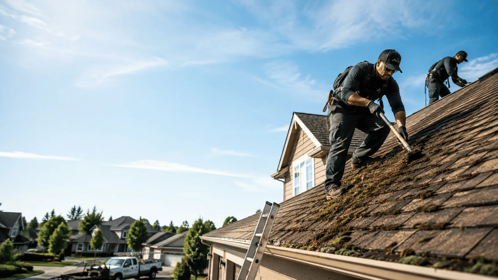 Roof Moss Removal in Cincinnati, OH near me